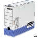 File Box Fellowes Blue White A4 100 mm (10 Units)