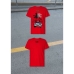 Camiseta de Manga Corta Hombre RADIKAL YOU NEVER RUN ALONE Rojo M