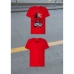 T-shirt med kortärm Herr RADIKAL YOU NEVER RUN ALONE Röd M