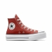 Dámské vycházkové boty Converse Chuck Taylor All Star Lift Hi Kaštanová