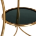 Stolik Złoty Szkło Żelazo 66 x 60 x 62 cm