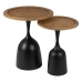 Table d'appoint Noir Doré Fer 40 x 40 x 52 cm