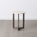 Table d'appoint Marron Beige Nacre noire Bois MDF 45 x 45 x 55 cm