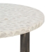 Side table Brown Beige Mother of pearl MDF Wood 45 x 45 x 55 cm