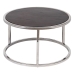 Set of 2 tables Brown Silver Stainless steel Mango wood 75 x 75 x 41 cm (2 Units)