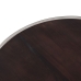 Set di 2 tavoli Marrone Argentato Acciaio inossidabile Legno di mango 75 x 75 x 41 cm (2 Unità)