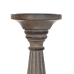 Candelabro Branco Natural Ferro Madeira de mangueira 18 x 18 x 53,3 cm