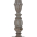 Candelabro Branco Natural Ferro Madeira de mangueira 18 x 18 x 53,3 cm