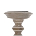 Candelabro Branco Natural Ferro Madeira de mangueira 14 x 14 x 45,72 cm