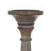 Candelabro Bianco Naturale Ferro Legno di mango 19 x 19 x 68,5 cm