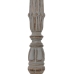 Candelabru Alb Natural Fier Lemn de mango 19 x 19 x 68,5 cm