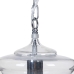 Loftslampe Sølvfarvet Metal Krystal 40 W 220-240 V 28 x 28 x 36 cm Moderne