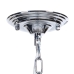 Ceiling Light Silver Metal Crystal 40 W 220-240 V 28 x 28 x 36 cm Modern