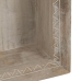 Ράφια Λευκό Φυσικό Ξύλο από Μάνγκο 40,6 x 10,2 x 61 cm