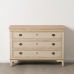 Chest of drawers Cream Natural Fir wood MDF Wood 119,5 x 44,5 x 84 cm