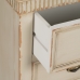 Schubladenschrank Creme natürlich Tannenholz Holz MDF 119,5 x 44,5 x 84 cm