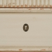 Schubladenschrank Creme natürlich Tannenholz Holz MDF 119,5 x 44,5 x 84 cm