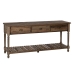 Console Brown Fir wood MDF Wood 184,5 x 50 x 86,8 cm