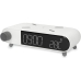 Alarmklok met Draadloze Oplader KSIX Retro Wit 10 W