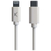 Kabel iz USB-C v Lightning KSIX MFI (1 m) Bela