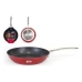 Non-stick frying pan Quttin Majestic Červený Ø 28 cm 28,5 x 48,5 cm