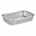 Set Keukenservies Wegwerpbaar Met deksel Aluminium 21 x 6 x 30,5 cm (24 Stuks)