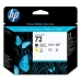 Cartucho de Tinta Original HP 72 Amarillo Negro mate