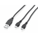 Кабел USB към micro USB Trust GXT 222 Черен