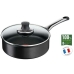 Caserolă Cu Capac Tefal Ø 24 cm Negru Oțel inoxidabil Aluminiu (Recondiționate B)