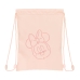 Sac à dos serré par des ficelles Minnie Mouse Baby Rose clair 26 x 34 cm