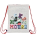 Rugtas met Koordjes Mickey Mouse Only One Marineblauw 26 x 34 x 1 cm