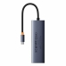 Hub USB Baseus Nero Grigio (1 Unità)