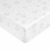 Drap housse Peppa Pig Blanc Gris 105 x 200 cm 100 % coton