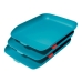 Odlagalnik za dokumente, predalnik Leitz 53582061 Modra Plastika 1 kosov