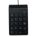 Ciparu tastatūra GEMBIRD KPD-U-03 Melns