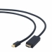 Adapter HDMI naar DVI GEMBIRD *Mini DisplayPort cable to HDMI 4K 1.8m 1,8 m