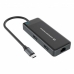 Hub USB-C 7 Portas Conceptronic 110518107101 Preto Cinzento 100 W (1 Unidade)