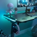 Íróasztal Gaming Loctek Fekete Fa 125 X 60 X 1,8 CM  (Felújított A)