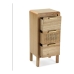 Schubladenschrank Versa Rattan Holz MDF (24 x 66 x 30 cm)