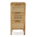 Schubladenschrank Versa Rattan Holz MDF (24 x 66 x 30 cm)