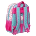 School Bag The Bellies White Turquoise Purple 26 x 34 x 11 cm