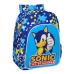 Plecak szkolny Sonic Speed Niebieski 26 x 34 x 11 cm