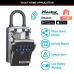 Safety-deposit box Master Lock 5440EURD Keys Black/Silver Zinc 18 x 8 x 6 cm (1 Unit)