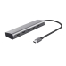 Hub USB Trust 25136 100 W Silberfarben (1 Stück)