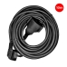 Cable alargador EDM 23603 Negro 10 m Flexible