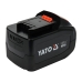 Презареждаща се литиева батерия Yato YT-82845 6 Ah 18 V (1 броя)