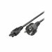 Cable de Alimentación 3GO CTREBOL 1,2 m Negro