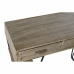 Console DKD Home Decor Noir Métal Sapin (120 x 43 x 78 cm)