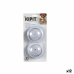 Luz quitamiedos Kipit EG042 Blanco Negro Polipropileno Poliestireno 2 Piezas (12 Unidades)