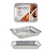 Set de Tăvi Aluminiu 32,5 x 26 x 3,8 cm 3 Piese (12 Unități)